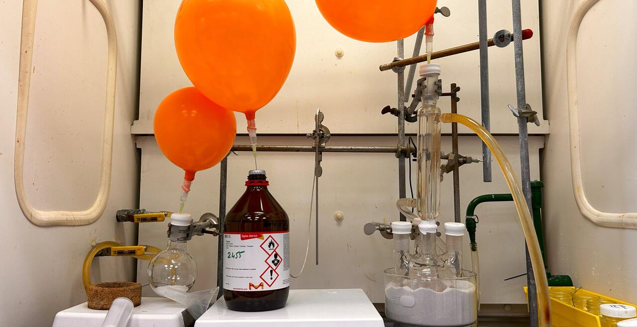Typical reaction setup